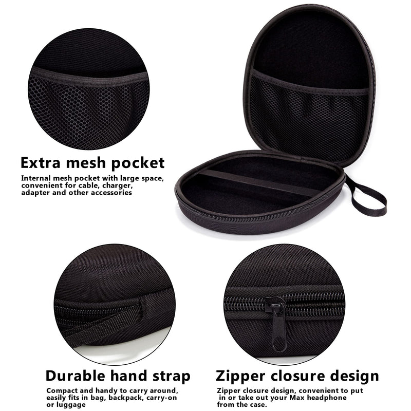[Australia - AusPower] - Ginsco Headphone Carrying Case Storage Bag Pouch Compatible with E7 PRO XB950N1 XB950B1 QC35 1 Pack 