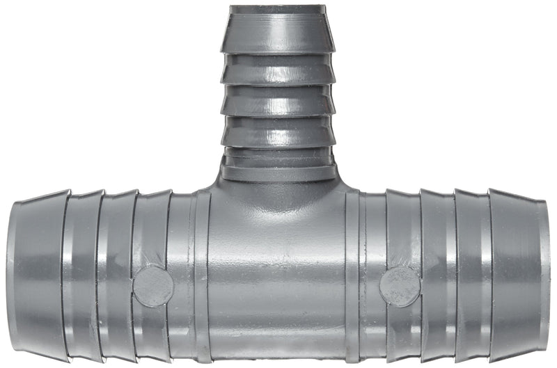 [Australia - AusPower] - Spears 1401 Series PVC Tube Fitting, Tee, Schedule 40, Gray, 3/4" x 3/4" x 1/2" Barbed 3/4" x 3/4" x 1/2" 