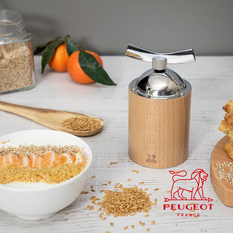 [Australia - AusPower] - Peugeot Isen-Flax Mill Fax Seed, Natural 7 x 7 x 13 cm 