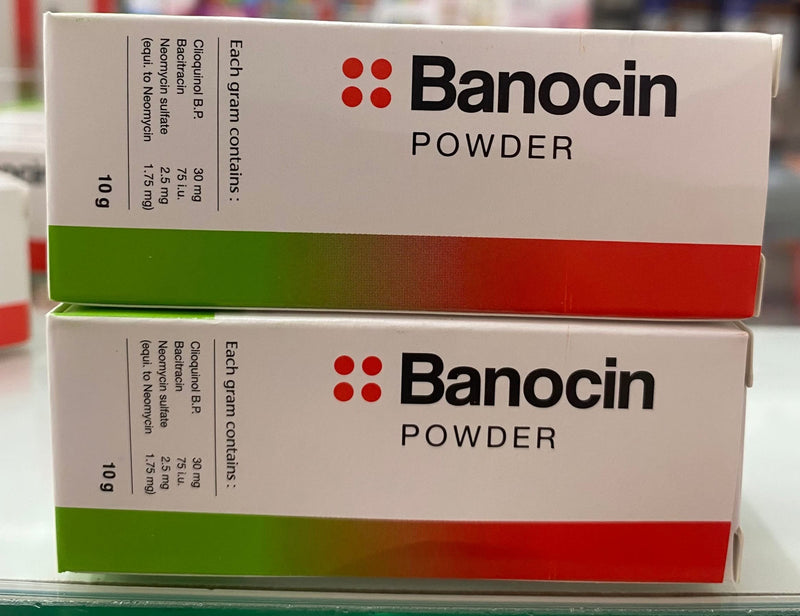 [Australia - AusPower] - 2 X Banocin Antibiotic Powder - Infected Cuts Wounds T 1 