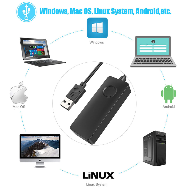 [Australia - AusPower] - HONKID Mouse Jiggler Mover with ON/Off Switch and USB Port,Driver-Free and No Software Needed,Simulates Mouse Movement and Prevents Computer Laptop from Going into Sleep,Plug and Play 