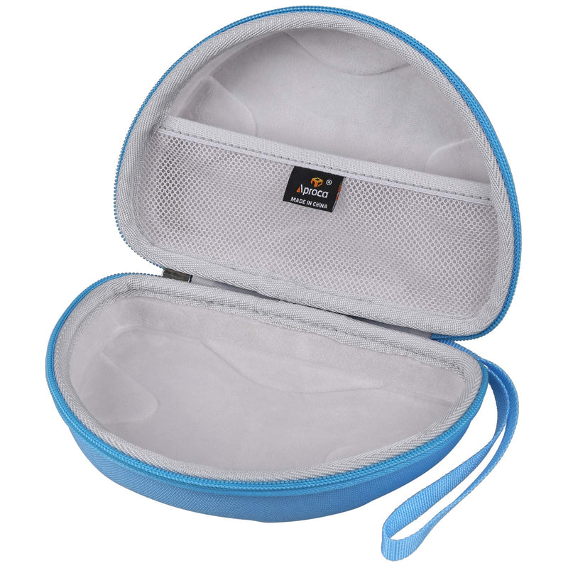 [Australia - AusPower] - Aproca Hard Travel Storage Carrying Protective Case for JBL JR 300BT - On-Ear Wireless Headphones Blue 