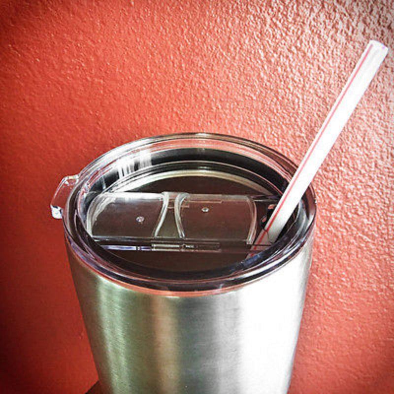 [Australia - AusPower] - Tumbler Lid Compatible for 20 Oz Yeti and More Cooler Cup, Splash Proof Open - Close Slide Lid, Straw Friendly 20OZ 