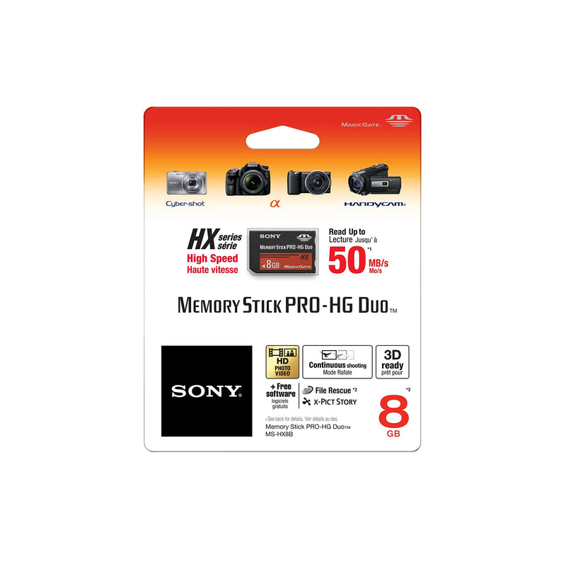 [Australia - AusPower] - Sony 8 GB PRO-HG Duo HX Memory Stick MSHX8B (Black) 