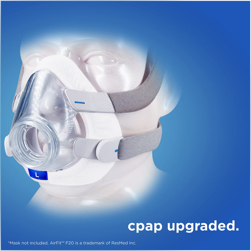 [Australia - AusPower] - resplabs CPAP Mask Liners - Compatible with ResMed AirFit F20 Masks, Large - Reusable, Washable Cushion Covers - 4 Liner Pack F20, Large - 4 Pack 