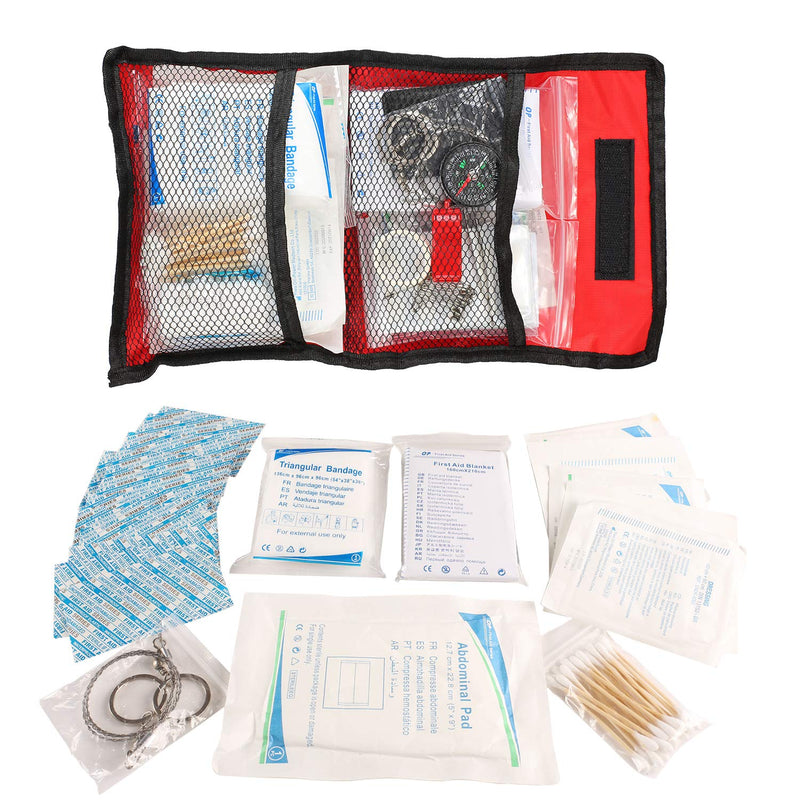 [Australia - AusPower] - GPUSFAK 103 Pieces Emergency Safety First Aid Kit 2-in-1 Waterproof First Aid Kit for Kayak Boating Backpacking, Snow and Water Sports 