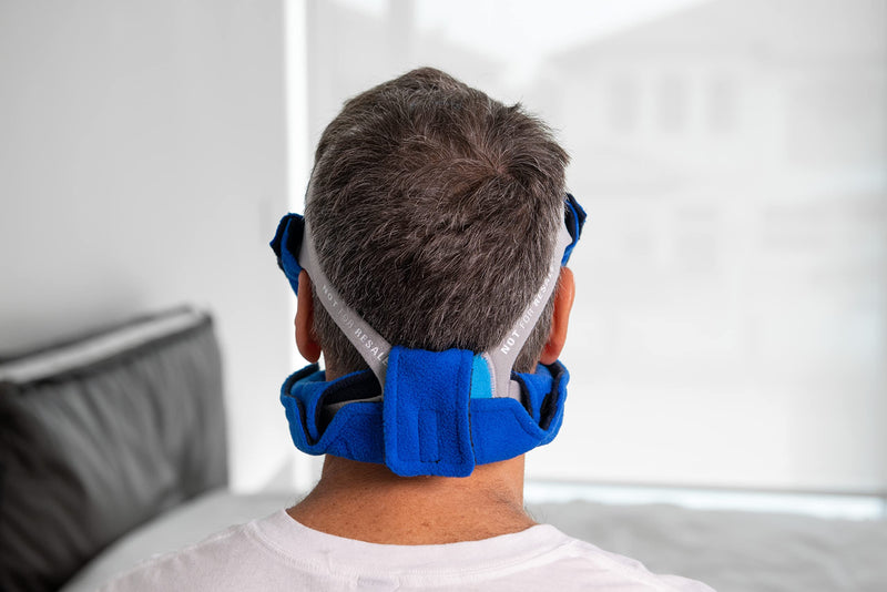 [Australia - AusPower] - CPAP Neck Pad Headgear Strap Cover by Snugell®,| Includes 2 Extra Universal Strap Covers| Fits All Major Headgear Brands | Ultra-Soft Fleece Fabric | Ergonomic Design for Comfort 