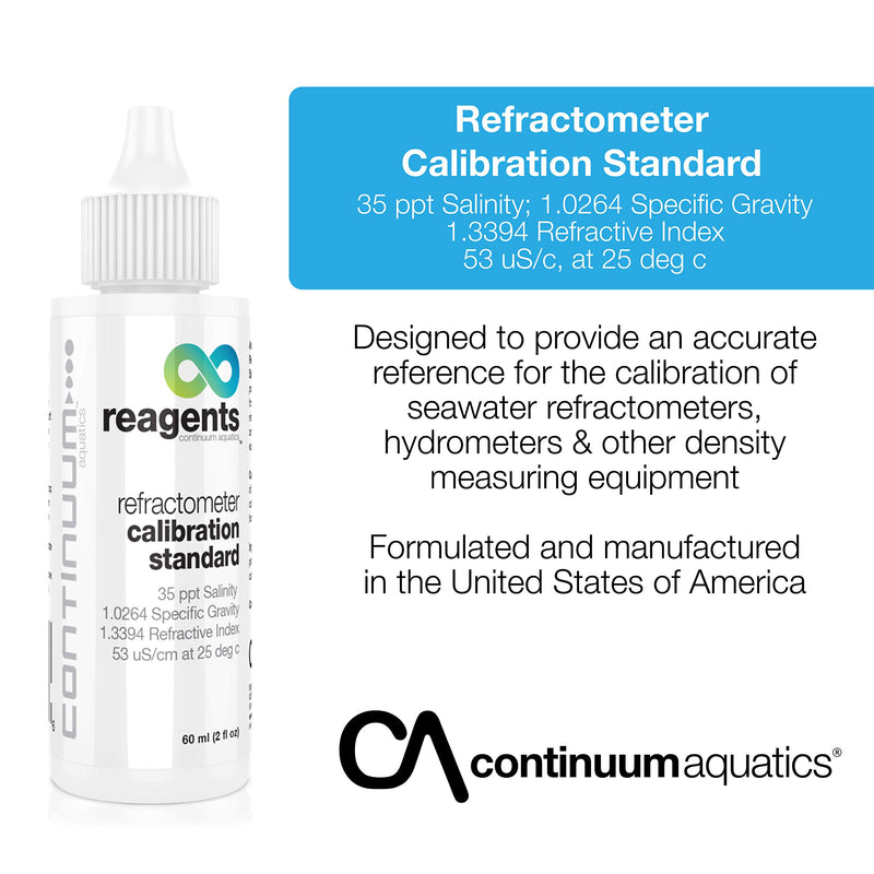 [Australia - AusPower] - Continuum Reagents Refractometer Calibration Standard – Seawater Reference for Calibration of Density Measuring Equipment, 60 ml 