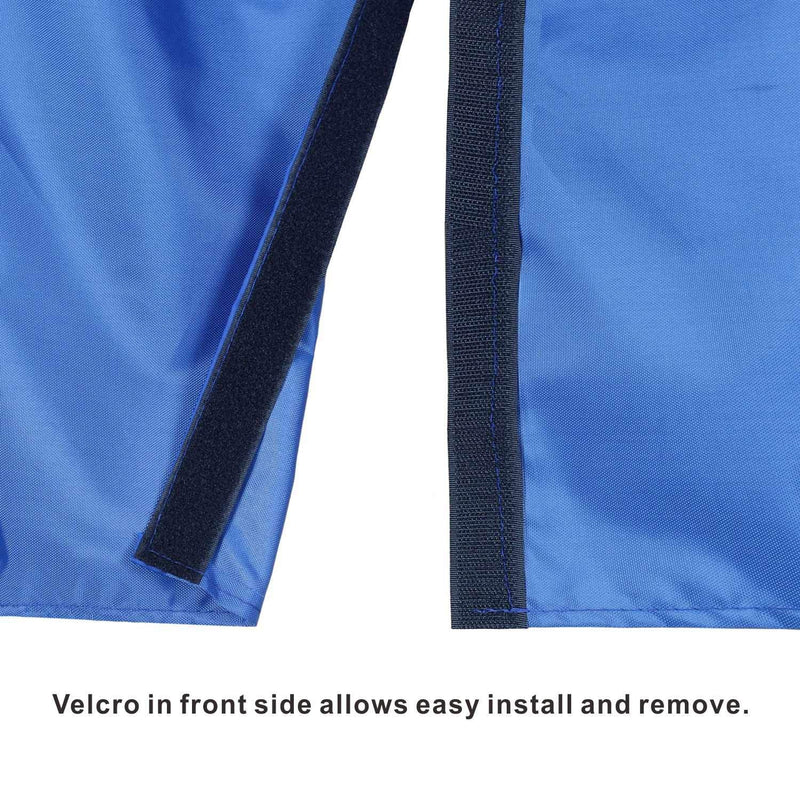 [Australia - AusPower] - Explore Land Outboard Motor Cover - Waterproof 600D Heavy Duty Boat Engine Hood Covers - Fit for Motor up to 25 HP, Blue 