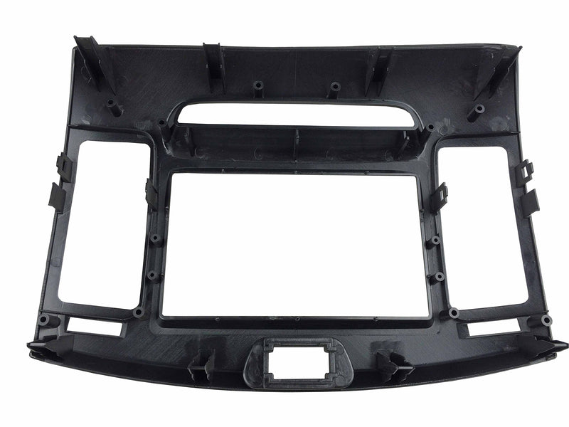 [Australia - AusPower] - DKMUS Car Stereo Dash Radio Fascia Kit For 2006-2010 Hyundai Elantra (HD), Avante (HD) 2006-2010 Installation Trim Panel Frame Double Din (Black) Black 