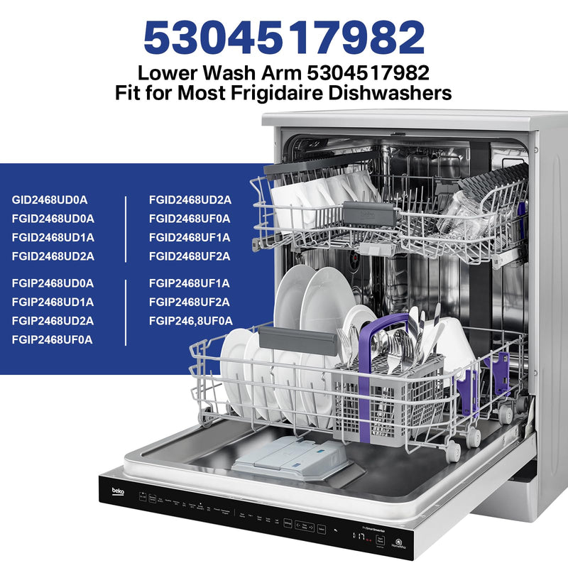 [Australia - AusPower] - Sthovd 5304517982 Dishwasher Lower Wash Arm Replacement for frigidaire dishwasher lower spray arm AP6886145, PS12717897, EAP12717897, PD00060848 