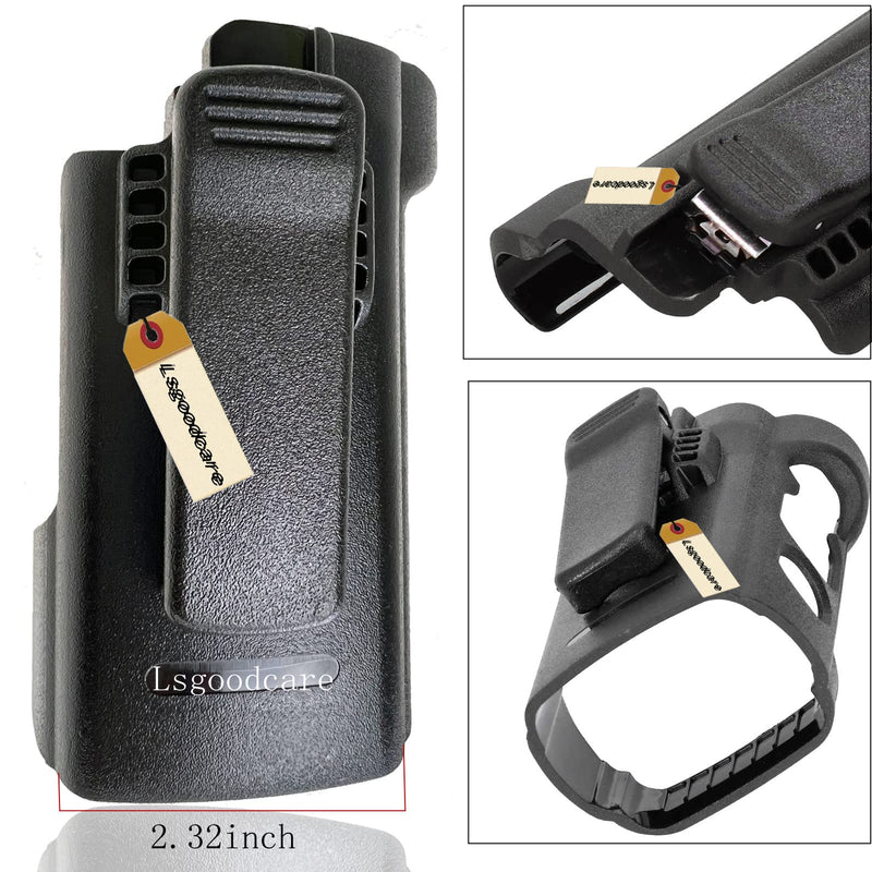 [Australia - AusPower] - Lsgoodcare Universal Carry Holster Case Compatible for Motorola APX6000/APX8000/PMLN5709/PMLN5709A Portable Radio Carrier Holder Case Models 1.5 ,2.5 and 3.5 Radio 