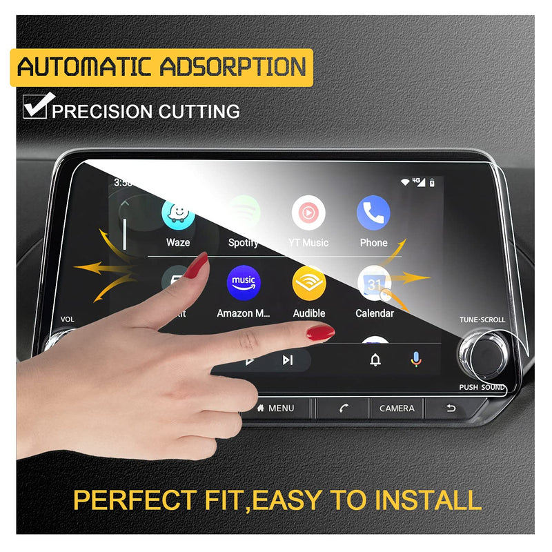 [Australia - AusPower] - Ruiya for 2019 2020 2021 Altima L34 Connect 8In 2020 2021 Sentra SV 2021 Rogue 8In Screen Protector Foils Tempered Glass Car Navigation Center Control Touch GPS Protective Film 9H HD Clear 
