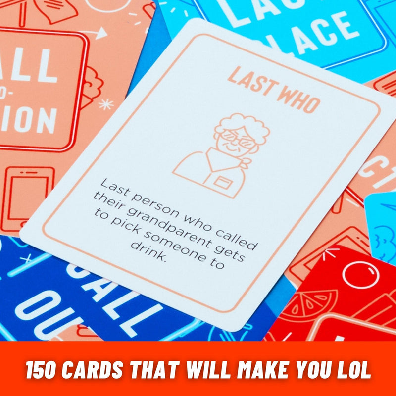 [Australia - AusPower] - OFF TOPIC Last Call Drinking Game for Adults - Game Cards for Parties and Group Game Nights 