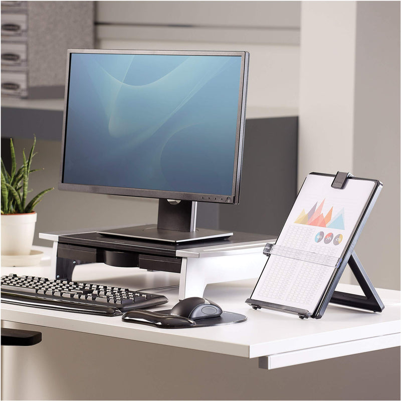 [Australia - AusPower] - Fellowes Letter Sized Non-Magnetic Copyholder, Black (21106), 7.38 x 10.13 x 11.25 inches 