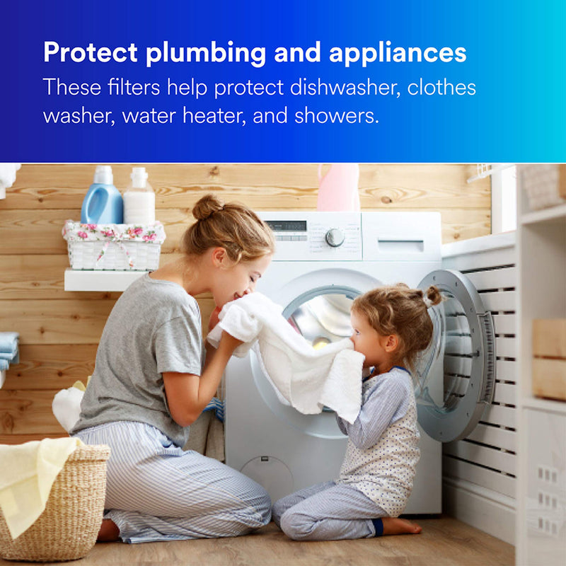 [Australia - AusPower] - Filtrete Large Capacity Whole House Grooved Water, 5 Microns, Sump Style Drop-in Filter, (4WH-HDGR-F01), 1 Count (Pack of 1) 