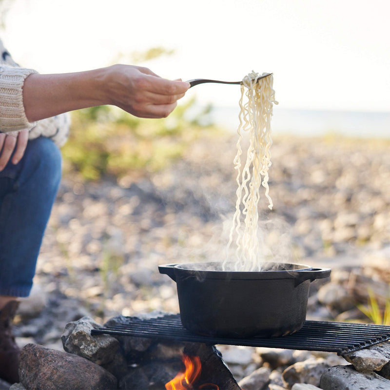 [Australia - AusPower] - Light My Fire Camping Spork - Titanium Spork - 3 in 1 Camping Utensils Metal - Camping Spoon Fork Knife Combo - Spork Travel - Backpacking Spork - Lunchbox Spork - Camp Eating Utensil - Version 2.0 Spork New Version 