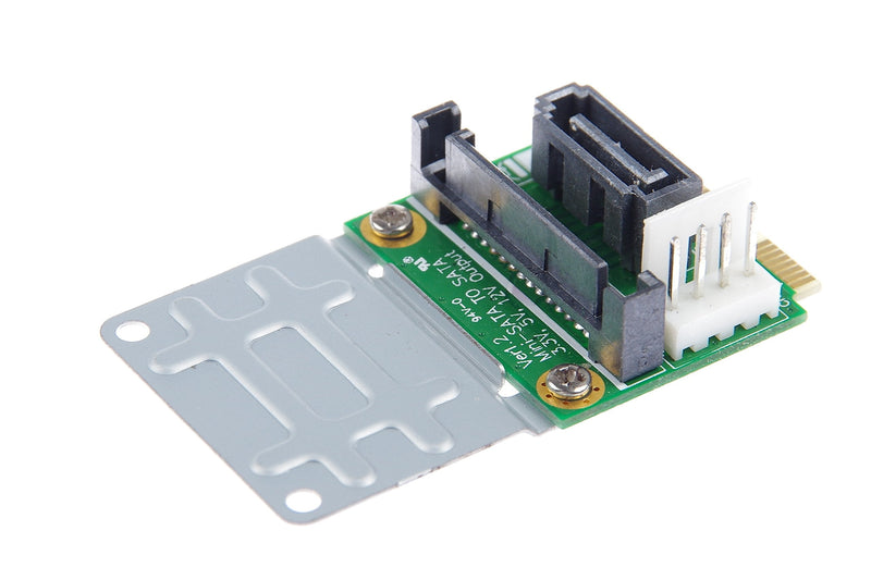 [Australia - AusPower] - KNACRO Mini SATA to SATA Adapter 7Pin (with Power Interface) 