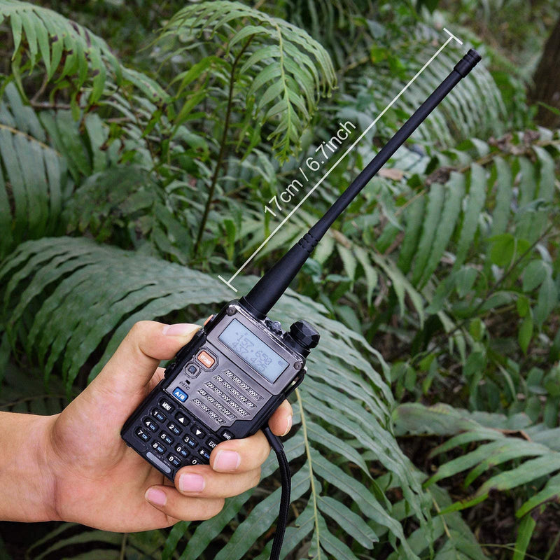 [Australia - AusPower] - Bingfu Dual Band VHF UHF 136-174MHz 400-470MHz Ham Radio Antenna Handheld Two Way Radio Walkie Talkie SMA Female Soft Antenna 2-Pack for Kenwood Wouxun Baofeng BF-F8HP UV-5R UV-82 BF-888S GT-3 Radio 