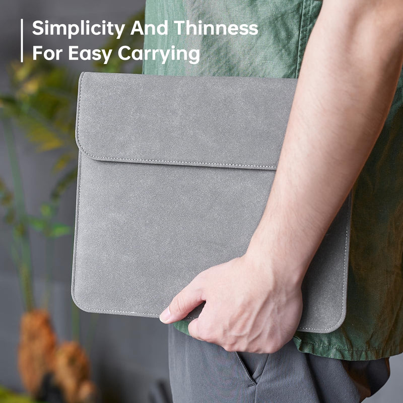 [Australia - AusPower] - NibtouTech Minimalistic Protective Case - (Magnetic Closure, Scratch-Resistant, Water-Resistant,Pen Holder Design) Tablet Sleeve Case for 10.2" Tablet Device and 10.3" Remarkable 2. (Dark Grey) Dark grey 