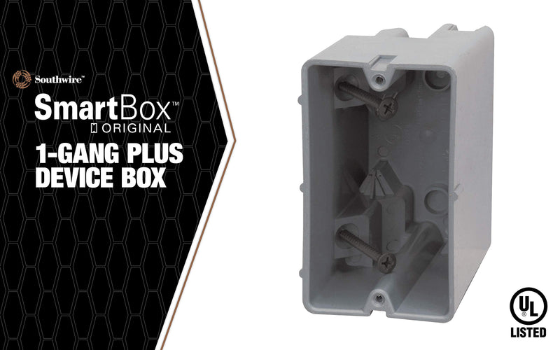 [Australia - AusPower] - Madison Electric Products MSB22+ 1 Gang Device Box (22.5/Cu) with Depth Adjustable, Heavy Duty 42lb , Gray 