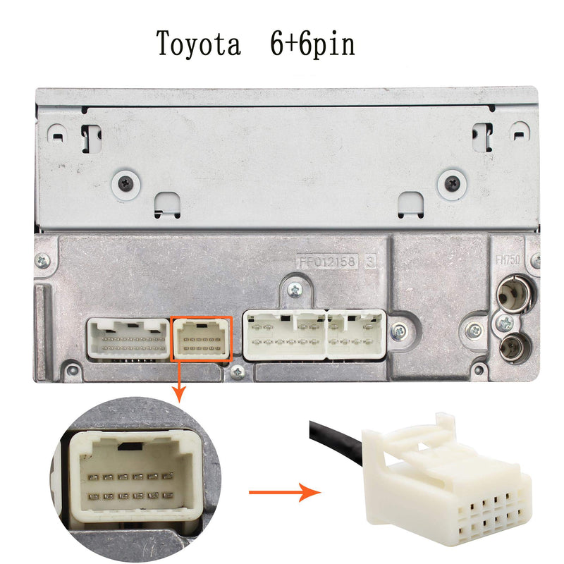 [Australia - AusPower] - Yomikoo AUX Adapter, Car Audio AUX Input & USB Charging Interface 3.5mm Auxiliary Adapter for Toyota Camry 2006-2011, RAV4 2003-2011, Avensis 2003-2011, Corolla 2005-2011, Tacoma 2004-2008 