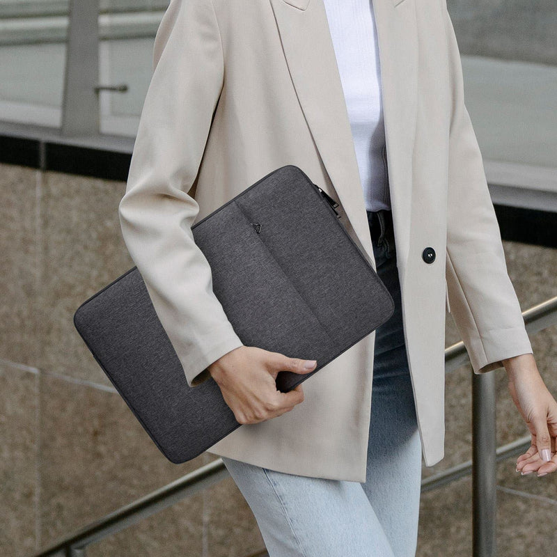[Australia - AusPower] - Portable Monitor Case 15.6 Inch,Computer Sleeve Bag for KYY InnoView Lepow GTEK ViewSonic ZSCMALLS AOC 15.6" USB-C Portable Display Monitors with Pocket, 15"x10.8" Space Grey 