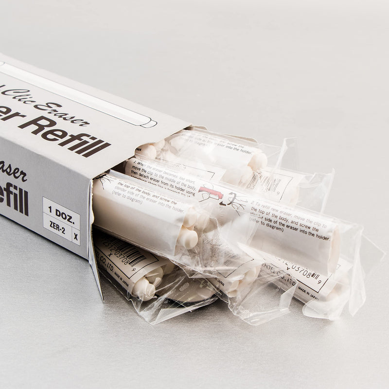 [Australia - AusPower] - Pentel Refill Erasers For Clic Eraser, Contains 24 Erasers (ZER-2) 2 Dozen 