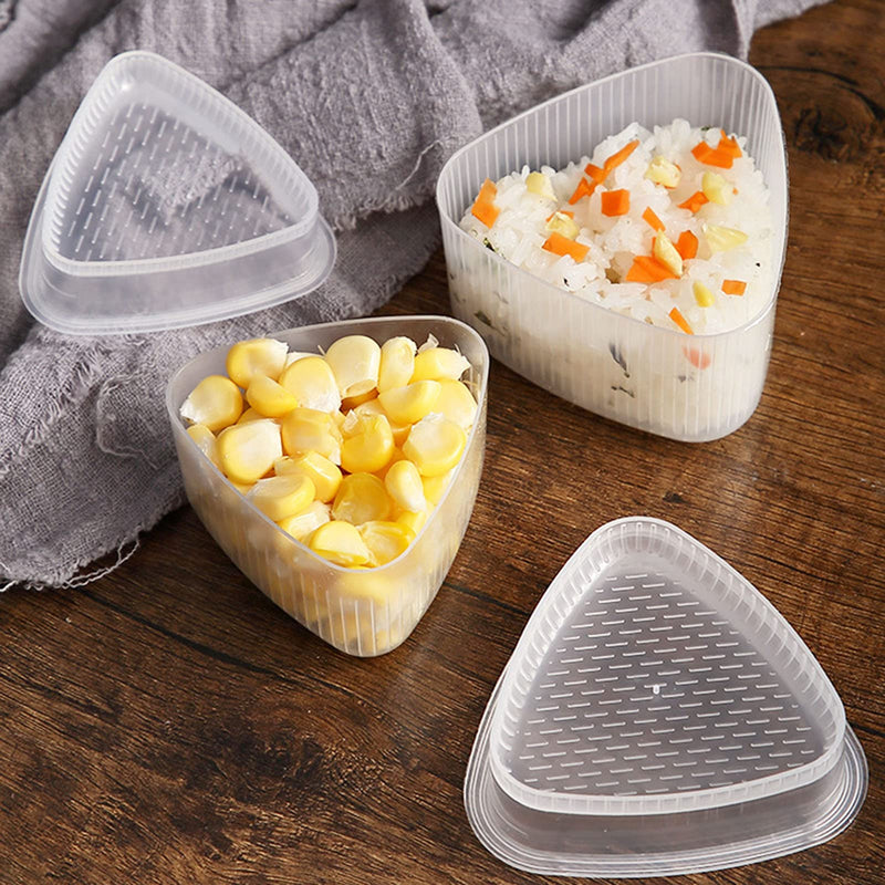 [Australia - AusPower] - Rice Ball Mold, 3 Pack Onigiri Mold, Cute Cat Kitten Sushi Mold for Kids, Musubi Maker Press, Classic Triangle Rice Ball Maker Sushi Mold Kit for Lunch Bento Box Accessories 