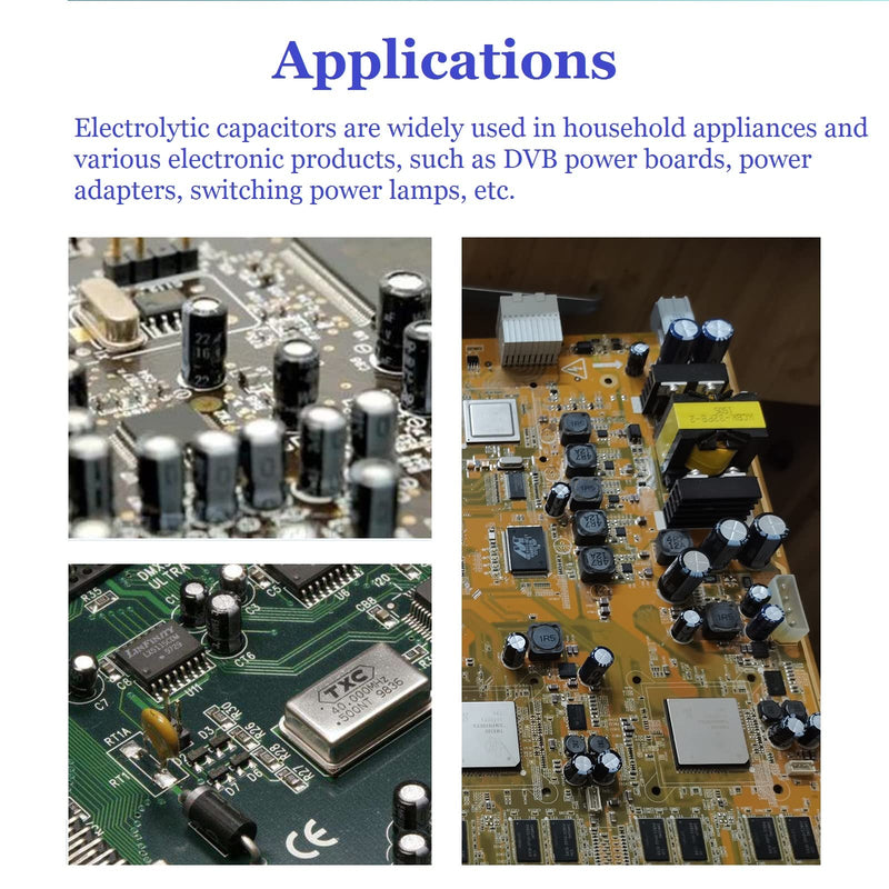 [Australia - AusPower] - OCR 24Value 500pcs Electrolytic Capacitor Assortment Box Kit Range 0.1uF－1000uF 