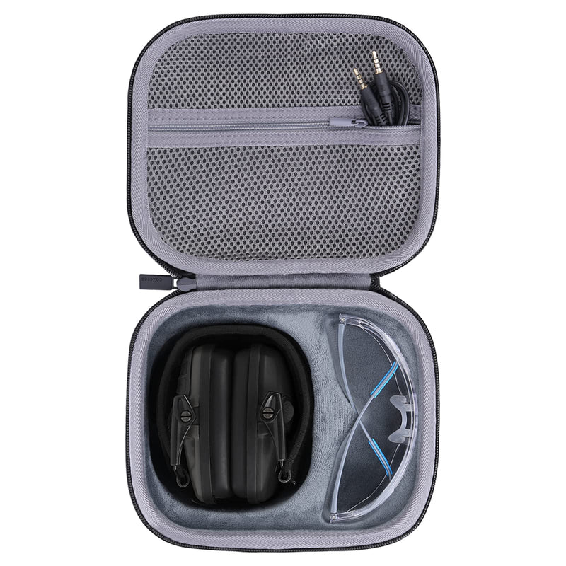 [Australia - AusPower] - co2CREA Hard Case Replacement for Walker’s Razor Slim Electronic Muffs Earmuffs Black Case 