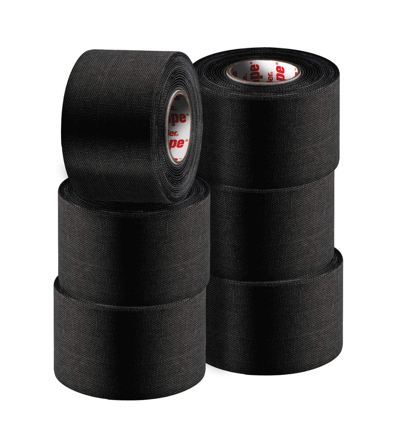 [Australia - AusPower] - Mueller Athletic Tape, 1.5" x 10yd Roll, Black, 6 Pack 