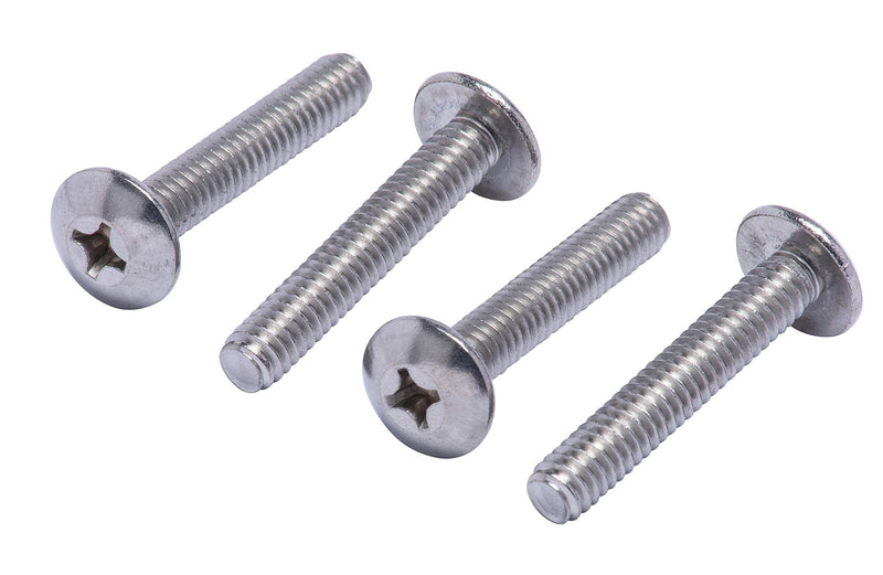 [Australia - AusPower] - 1/4"-20 X 1-1/2" Stainless Phillips Truss Head Machine Screw, (25pc), Coarse Thread, 18-8 (304) Stainless Steel, by Bolt Dropper 1/4"-20 x 1-1/2" 