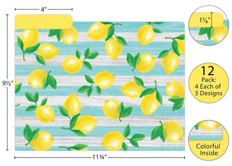 [Australia - AusPower] - Teacher Created Resources Lemon Zest File Folders, Model: TCR8542 