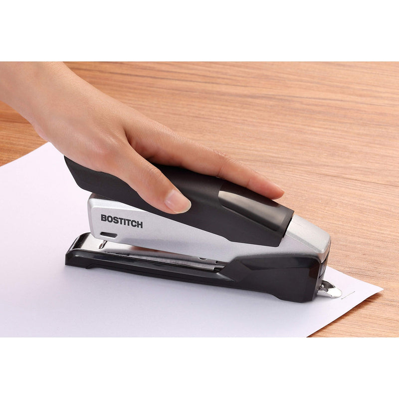 [Australia - AusPower] - Bostitch inPOWER+28 Executive Stapler - 3 in 1 Stapler - One Finger, No Effort, Spring Powered Stapler, Black/Silver (1110) 