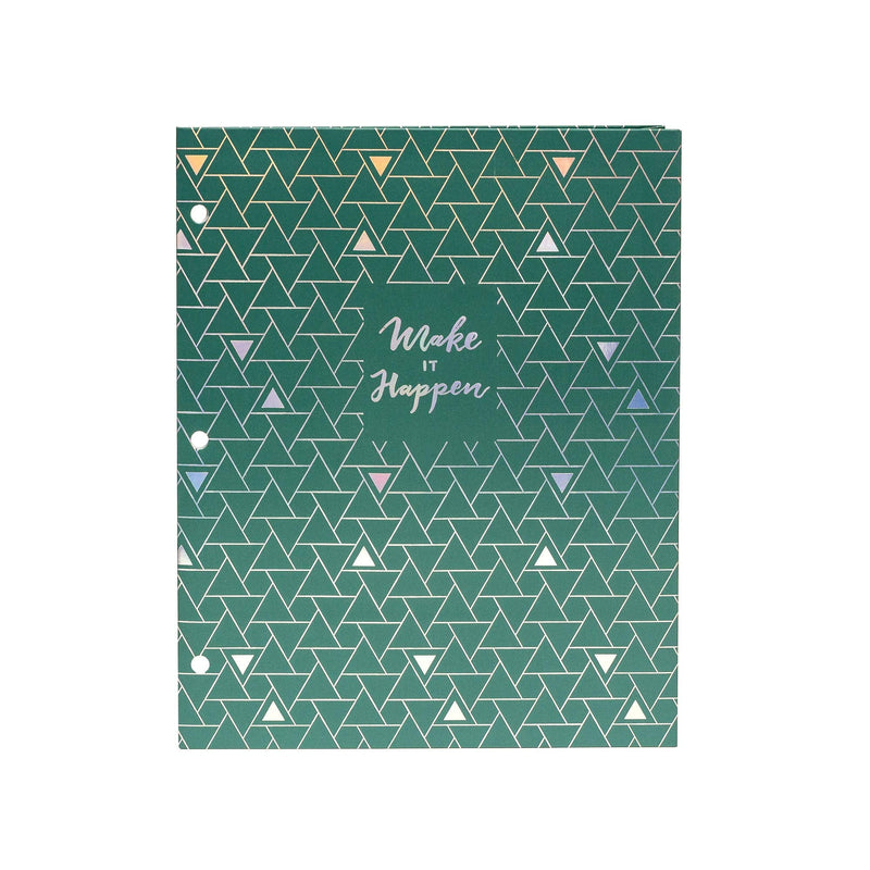 [Australia - AusPower] - Pukka Pad, 2 Pocket Folder, Portfolio Organizer, Fits 3-Ring Binder, Office, School, 9.5 x 11.75 in, 3 Designs, 6 Pack Glee 