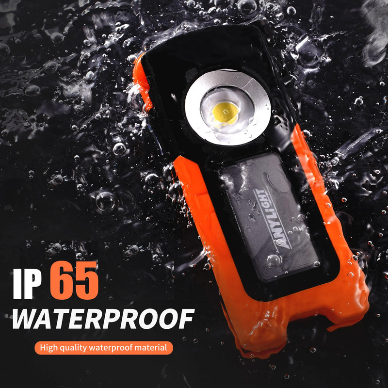 [Australia - AusPower] - ANYLIGHT Work Light - LED Rechargeable Work Light with COB 1500LM & 300LM Portable Gooseneck USB Rechargeable - Magnetic Led Worklight, Work Light Tool for Car Repair, Camping & Job Site Lighting 