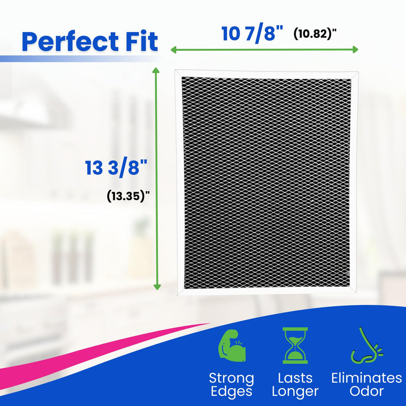 [Australia - AusPower] - Range Hood Charcoal Filter for 10.81â€ x 13.31â€ BPSF30 99010308 Broan Range Hood Filter Replacement - Carbon Ductless Exhaust Hood Filter - Filters and Freshens the Kitchen Air Over the Oven (2-Pack) 