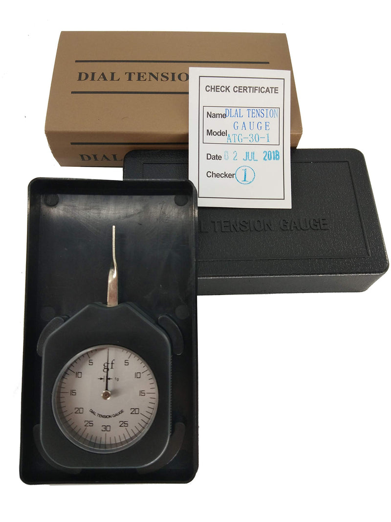 [Australia - AusPower] - VTSYIQI ATG-30-1 Dial Tension Gauge meter tester Tensionmeter Gram Force Meter Single Pointer 30G 