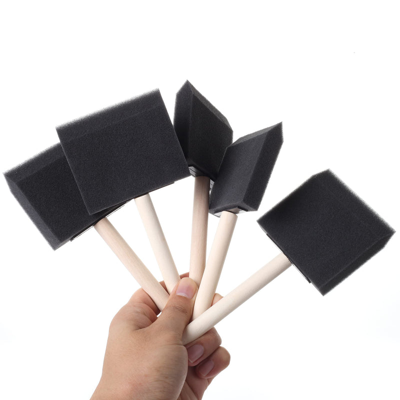 [Australia - AusPower] - Bates- Foam Paint Brushes, 3 Inch, 12 pcs, Foam Brush, Sponge Brush, Sponge Brushes for Painting, Sponge Paint Brush, Foam Brushes for Staining, Paint Sponges, Sponge Paint Brushes for Painting. 