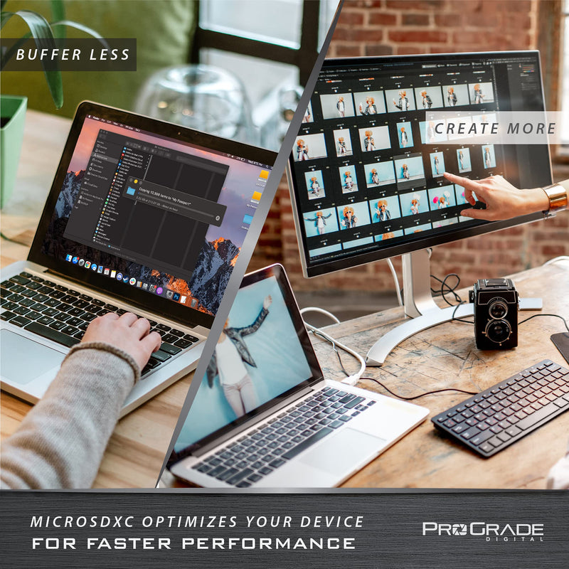 [Australia - AusPower] - ProGrade Digital microSD Memory Card - V60 microSD Card for DSLR and Action Cameras - High Speed Transfer of Files & Large Storage - Up to 250MB/s Read and 130MB/s Write Speed 128 GB 128GB 