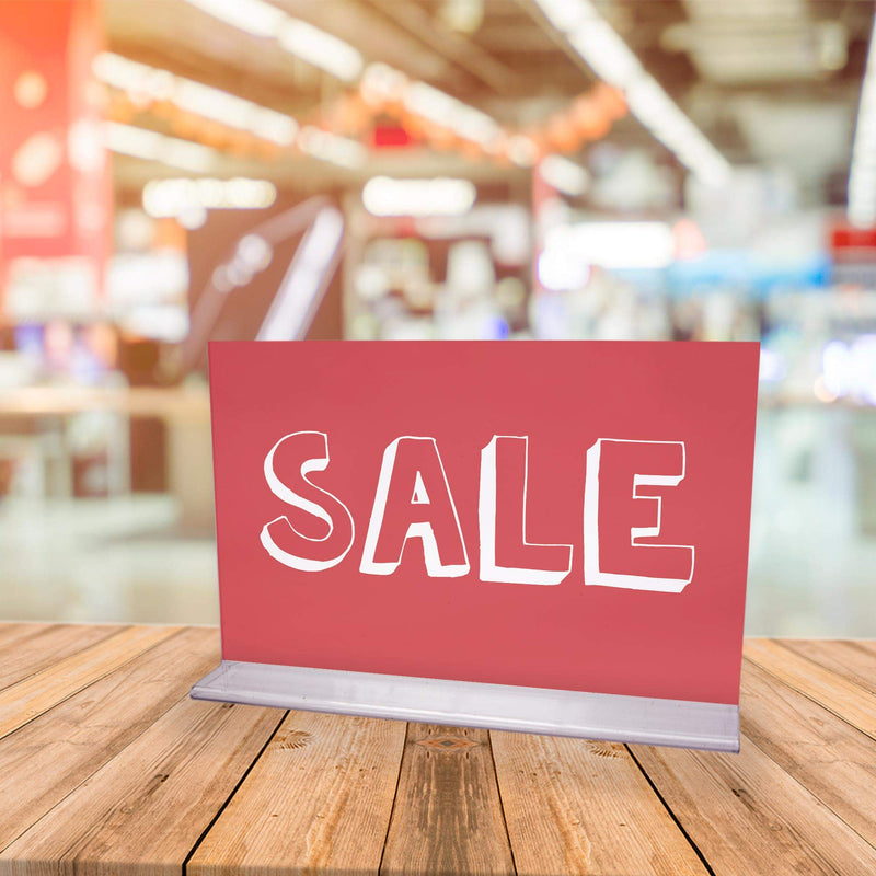 [Australia - AusPower] - NAHANCO CD711S3-5 Retail Sign Card for Displays, “Sale”, 7”H x 11”W, Red with White Block Print on Card Stock – 5/CTN. 