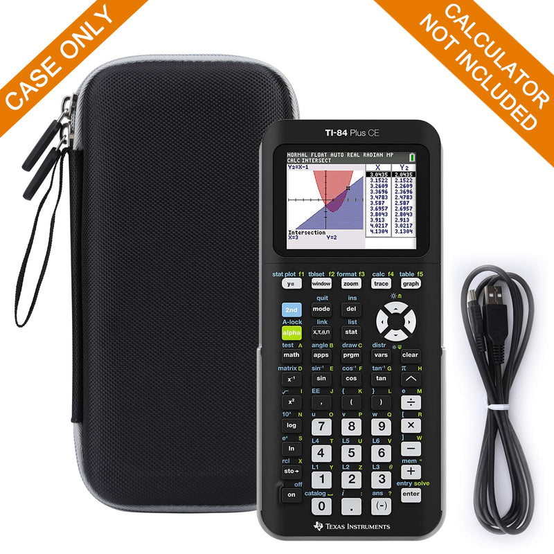 [Australia - AusPower] - Aproca Hard Storage Travel Case for Texas Instruments TI-84 Plus CE Color Graphing Calculator Black 