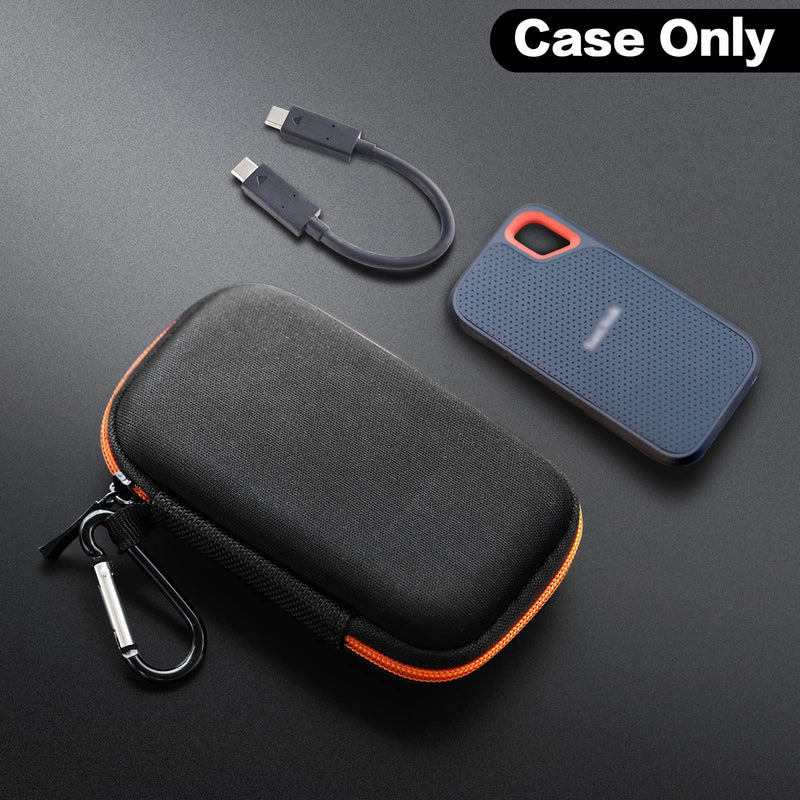 [Australia - AusPower] - Hard Case for SanDisk 250GB/ 500GB/ 1TB/ 2TB/ 4TB Extreme Portable External SSD, Travel Carrying Storage Bag Holder for USB Cables and Accessories (Box Only) 