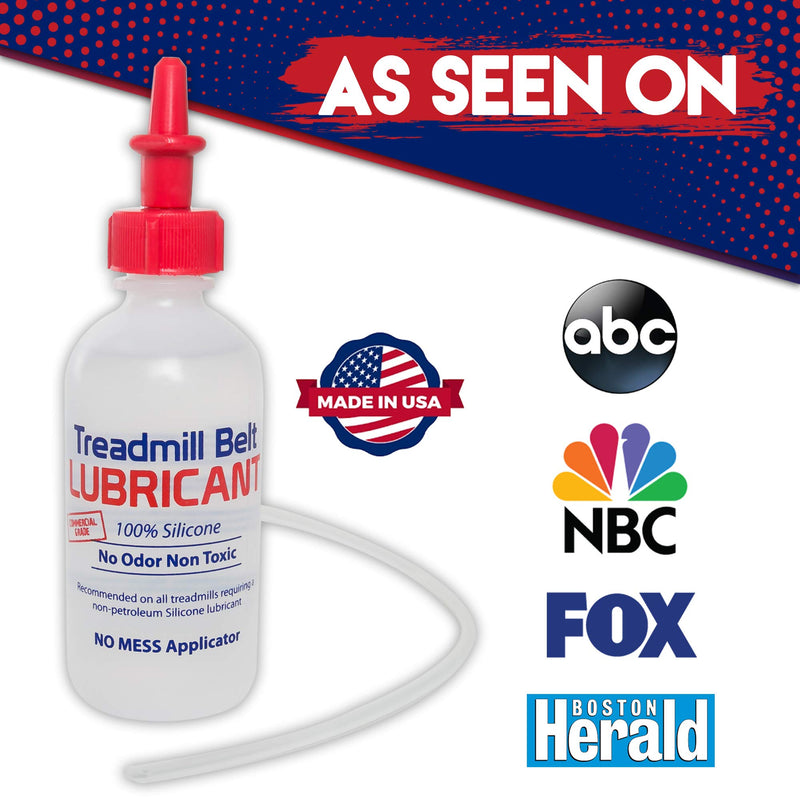 [Australia - AusPower] - Treadmill Belt Lubricant | 100% Silicone | USA Made | No Odor & No Propellants | Applicator Tube for Full Belt Width Lubrication at a Controlled Flow-So Easy 