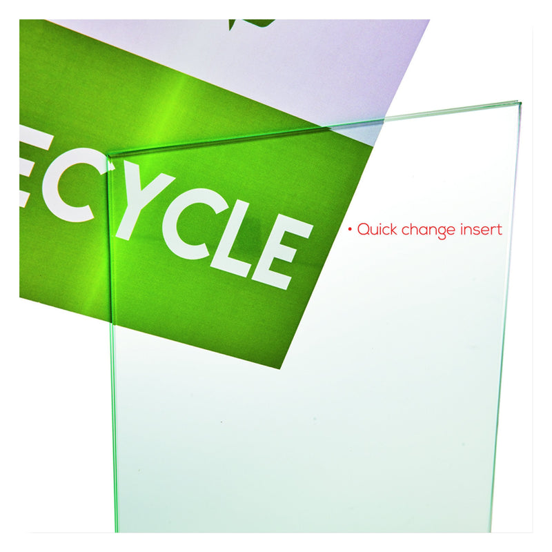 [Australia - AusPower] - Deflect-O Swivel Business and Store Sign Holder (691590) - Green 