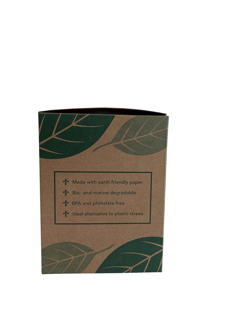 [Australia - AusPower] - Kingseal Disposable Paper Cocktail Straws, Stirrers, Unwrapped, 5.75 Inch Length x 6mm Diameter, Black,"Jumbo" Size, Biodegradable, Earth Friendly, Bulk Pack - 500 Straws per Box 1 