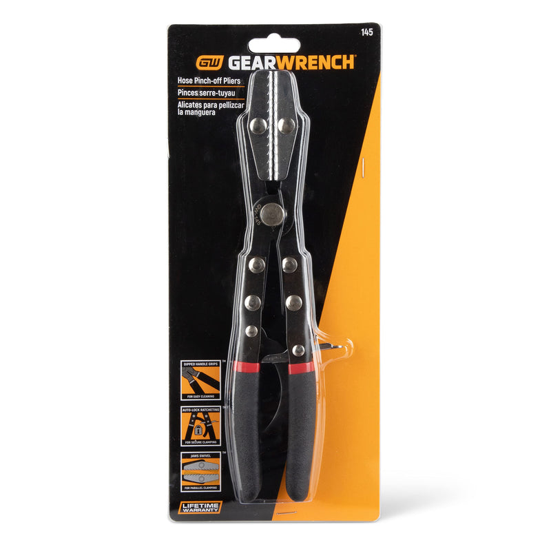 [Australia - AusPower] - GEARWRENCH Automatic Locking Ratcheting Hose Pinch Off Pliers - 145 