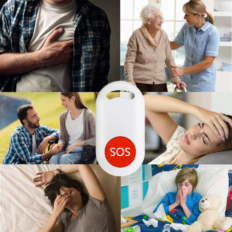 [Australia - AusPower] - Forrinx Caregiver Pagers Wireless Emergency Elderly Monitoring SOS System Doorbell B26 
