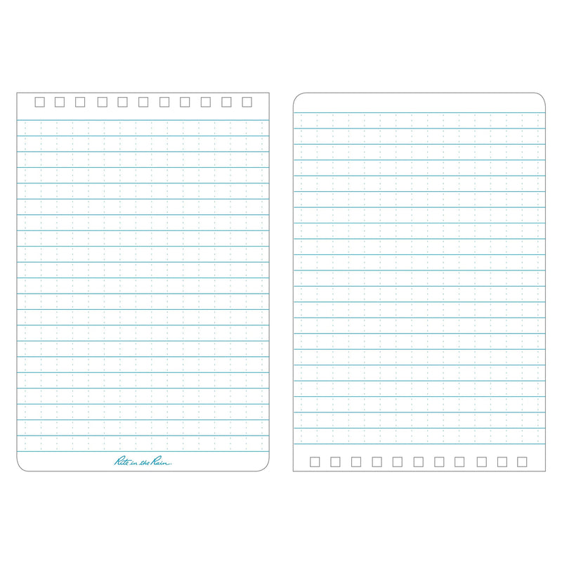 [Australia - AusPower] - Rite in the Rain Weatherproof Top Spiral Notepad, Yellow Cover, Universal Pattern, 3 Pack (No. 146-3), 6 x 4 x 0.375 